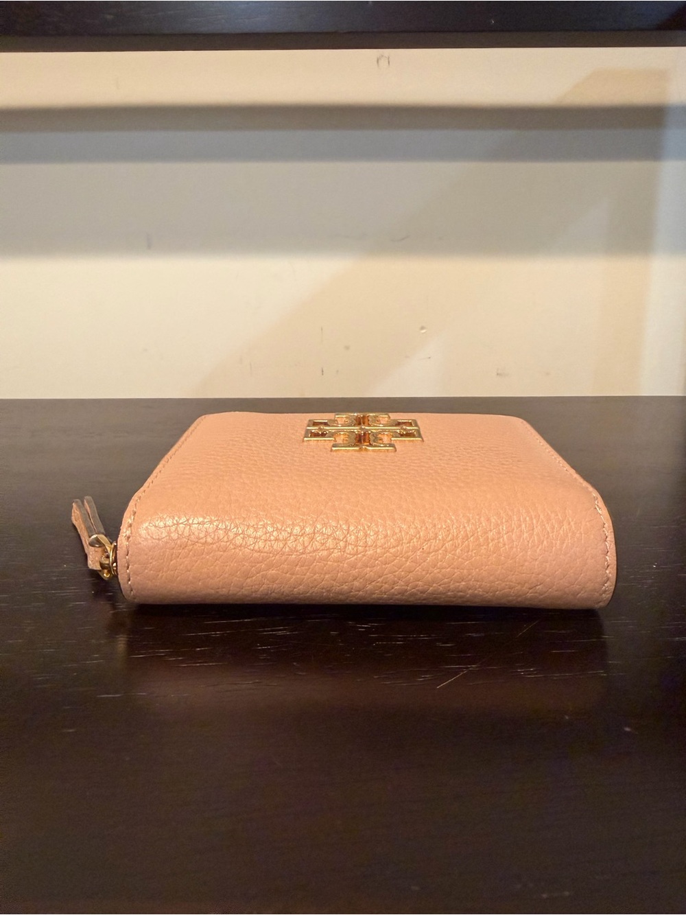 Tory Burch Britten Pebbled Leather Wallet - Picture 6 of 10